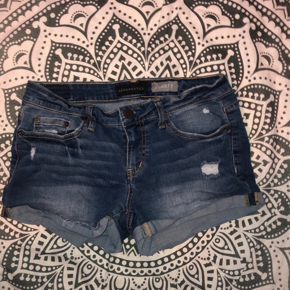 jean shorts!